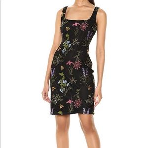 Nicole Miller New York Embroidered Sheath Dress